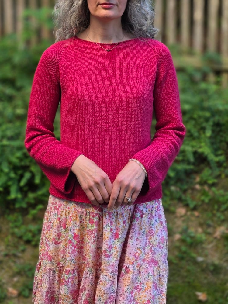Cerise Blouse Knitting Pattern