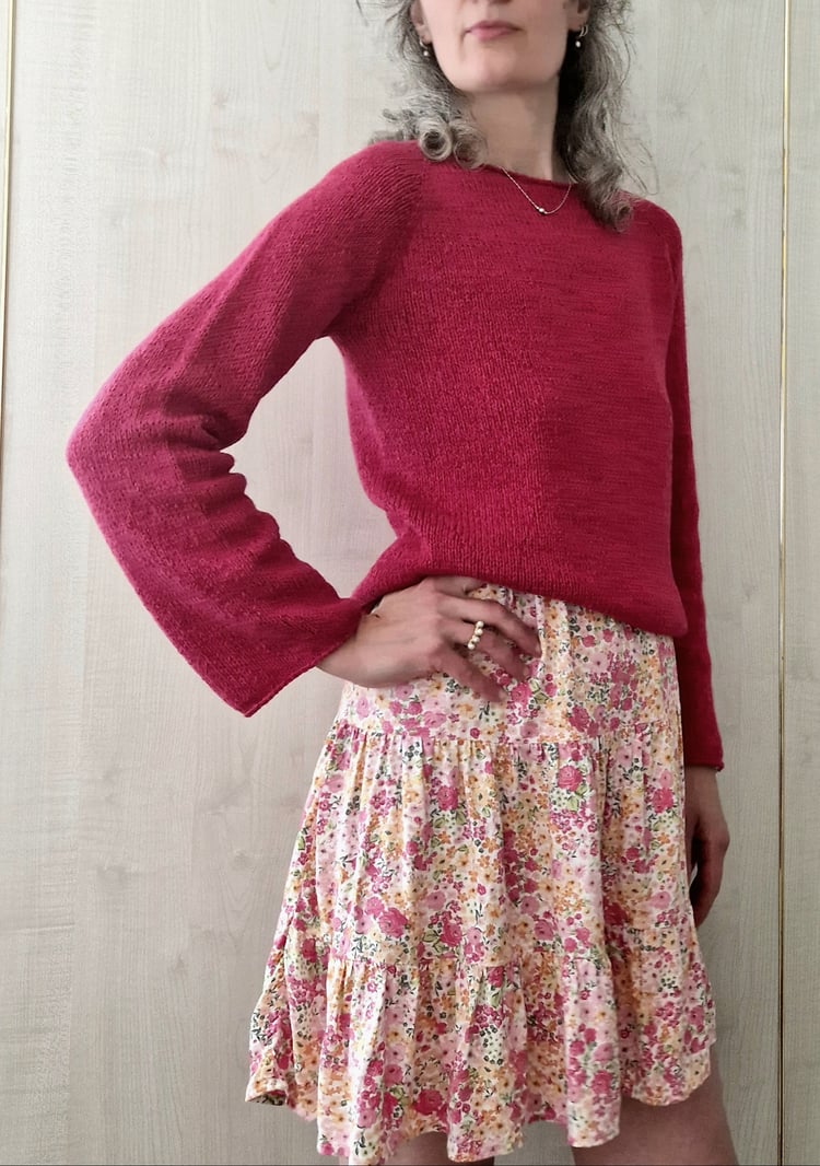 Cerise Blouse Knitting Pattern