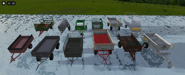 Roblox 12 agricultural trailer pack