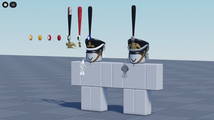 Roblox detailed Russian shako models