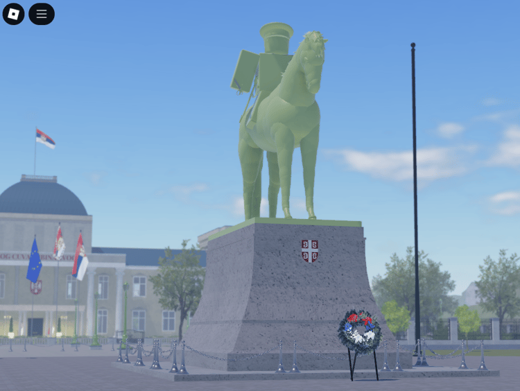 Roblox Serbian Presidency entrance hall