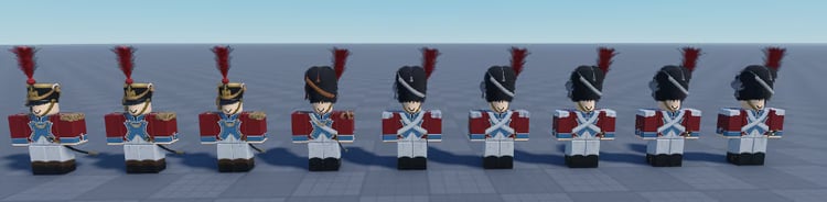 Roblox Swiss Grenadiers uniform pack