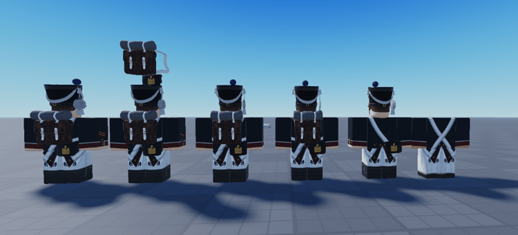 Roblox Napoleonic French 1812 Fusilier uniform pack