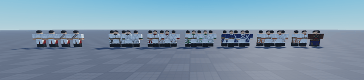 Roblox Napoleonic Austrian uniforms collection