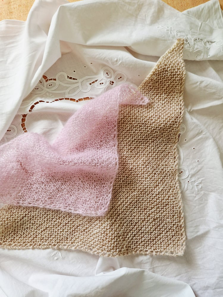 The Wanderer's Triangle Scarf beginner friendly knitting pattern