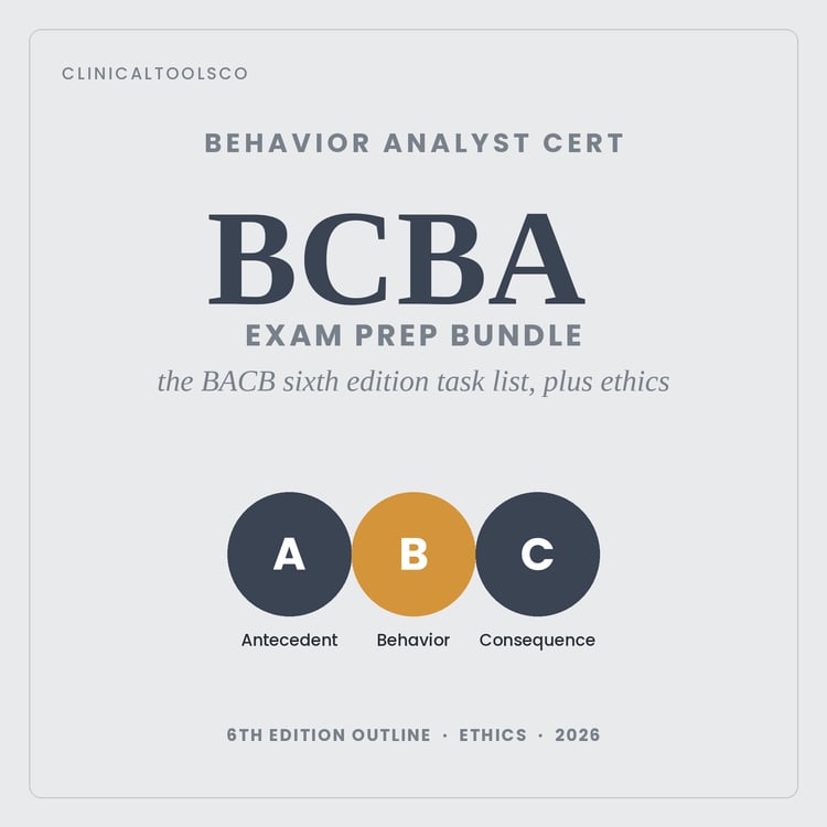 Cover of BCBA Exam Prep Bundle 2026, Mock Exams and 6th Edition Task List