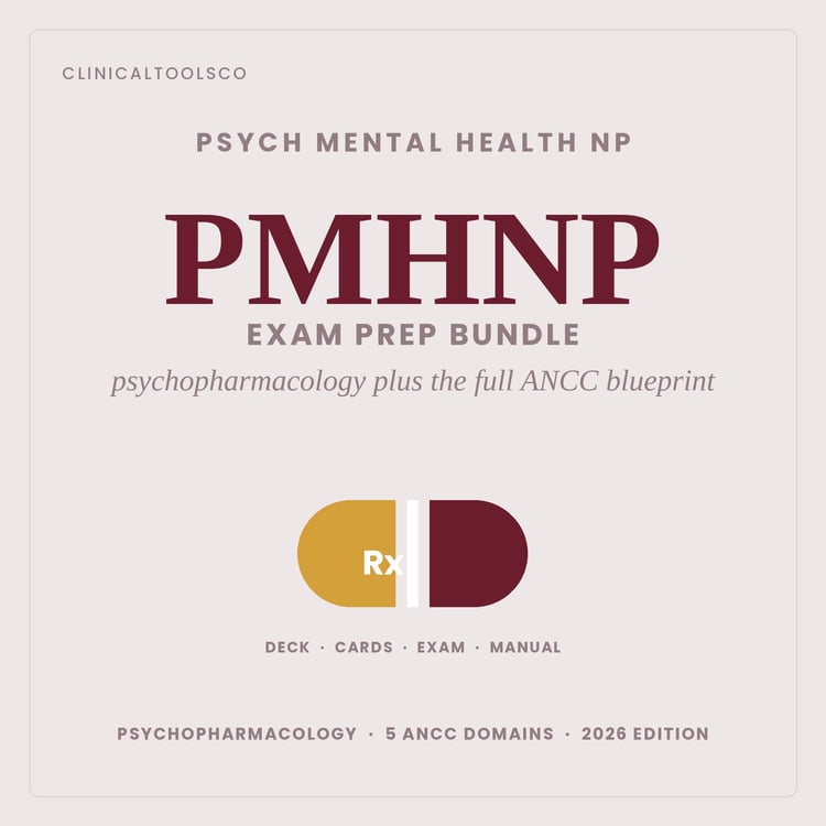Cover of PMHNP Exam Prep Bundle 2026, ANCC Practice Questions