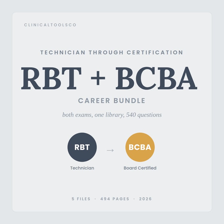 Cover of Behavior Analyst Career Bundle, RBT through BCBA Certification