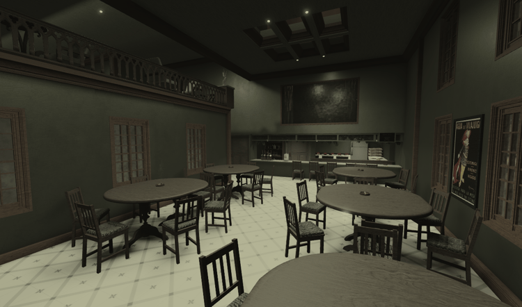 Roblox pizzeria office and meeting room