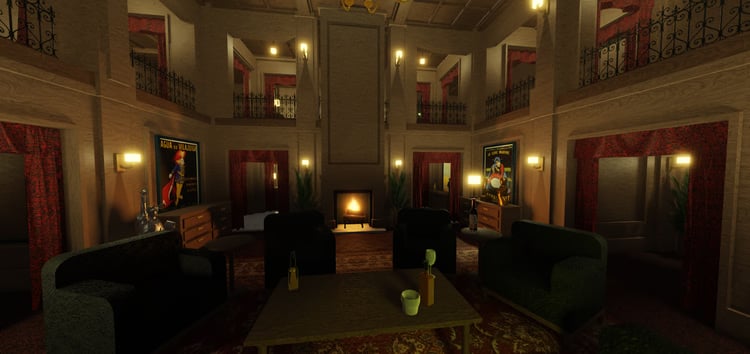 Roblox luxury penthouse living room