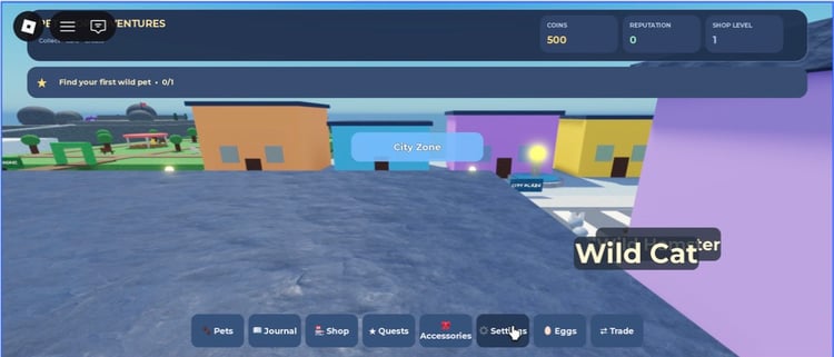 Roblox pet collecting and taming system