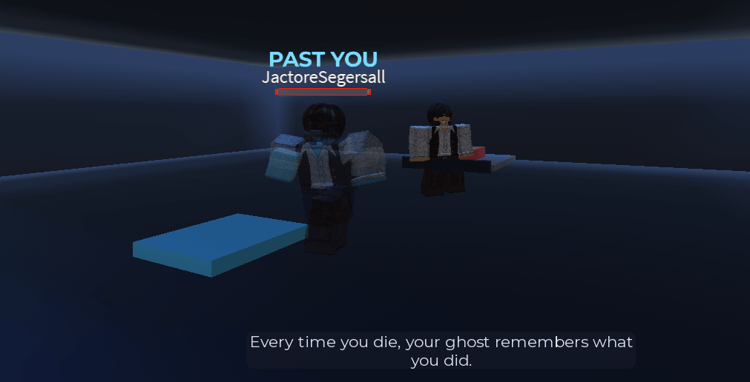 Roblox ghost replay puzzle mechanic