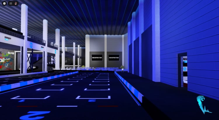 Detailed Roblox kart track interior
