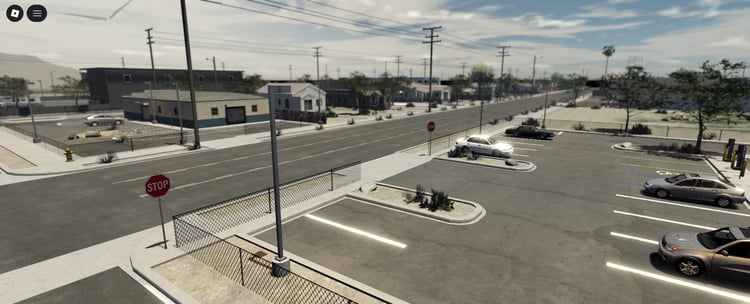 California city parking lot