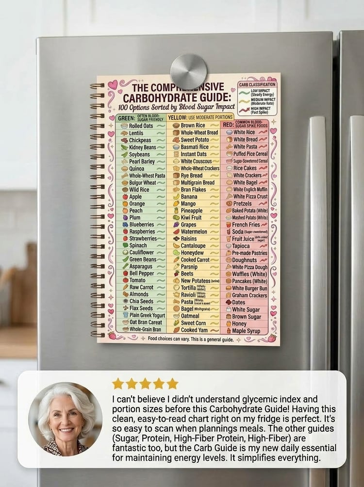 Testimonial from happy customer about chart for foods for diabetes