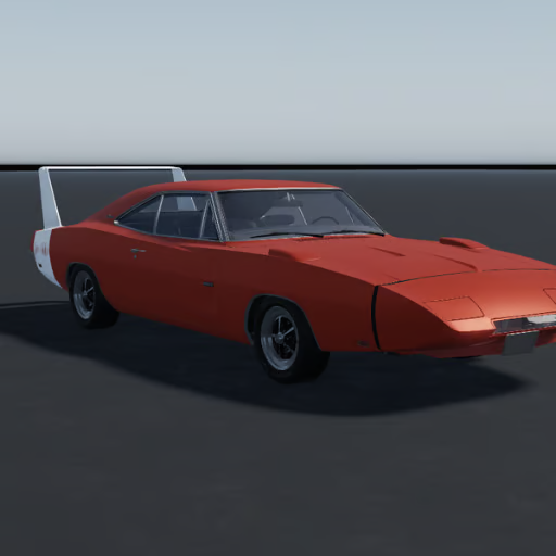 Orange 1970 Heavy Muscle Sedan Daytona exterior