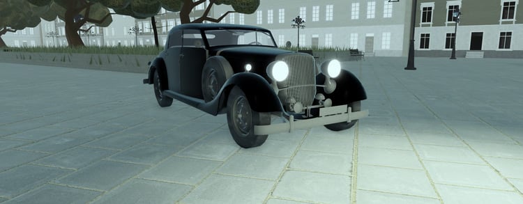 Black 1943 Mercia Luxury 770 exterior