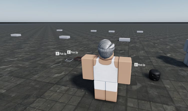 Roblox inventory and equipment system interface