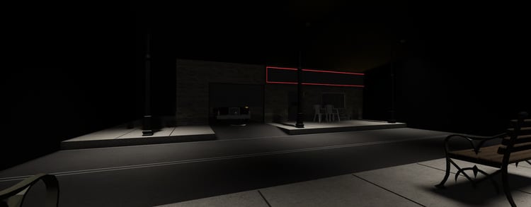Mobster Bar in Nowhere Roblox 1950s crime hideout interior