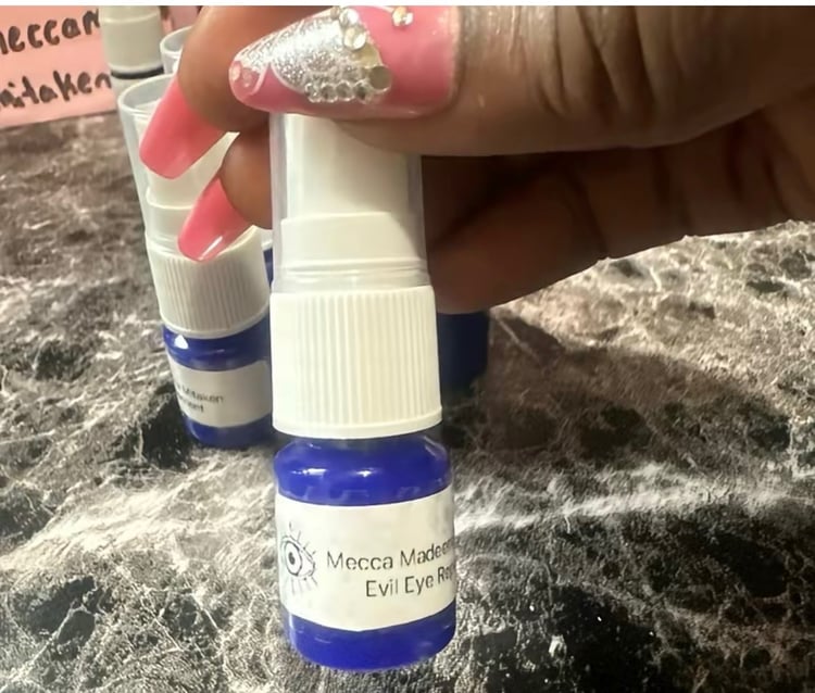 Evil Eye Repellent Aura Spray | Spiritual Cleansing & Protection Mist