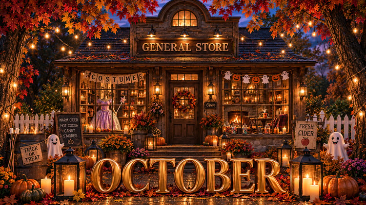 AUTUMN YOUTUBE VIDEO THUMBNAIL