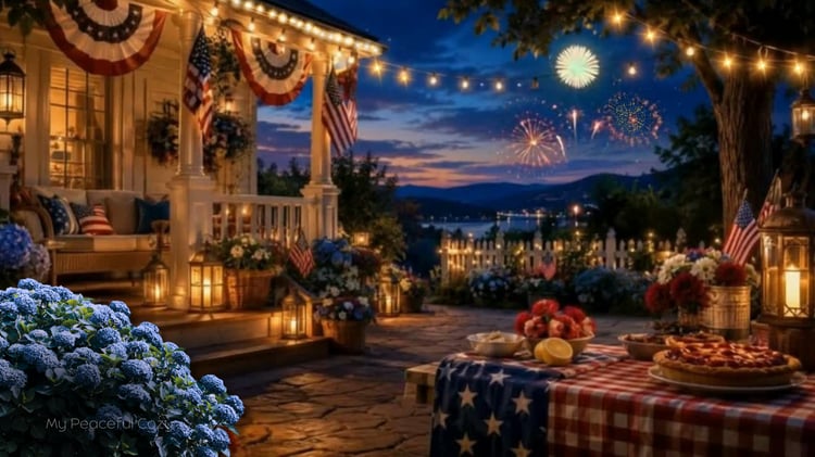 FOURTH OF JULY AMBIENT YOUTUBE VIDEO THUMBNAIL