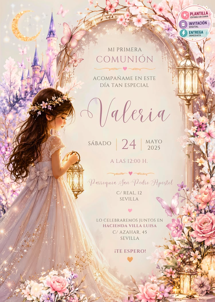 first communion invitation
