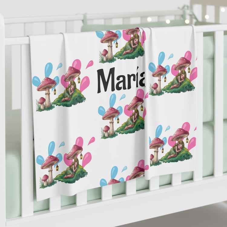 textil hogar infantil, decoración de setas y hadas, ropa infantil personalizada, patrones tiernos para niños.