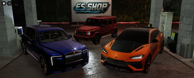 Luxury SUV vehicle pack with PBR exterior