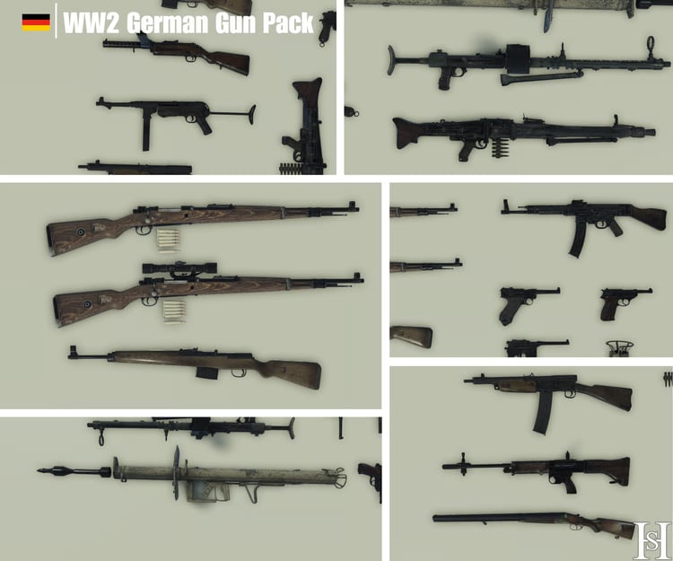 WW2 German weapon collection