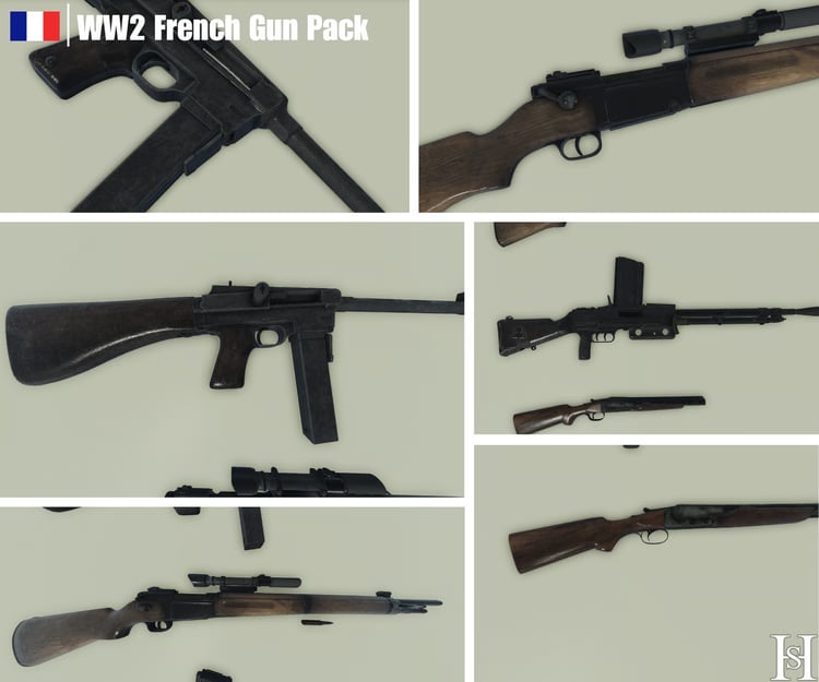 WW2 French firearm collection