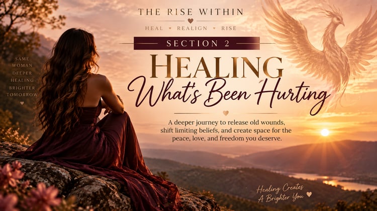 Healing What’s Been Hurting emotional healing and personal growth course for women by Rise From the Ashes