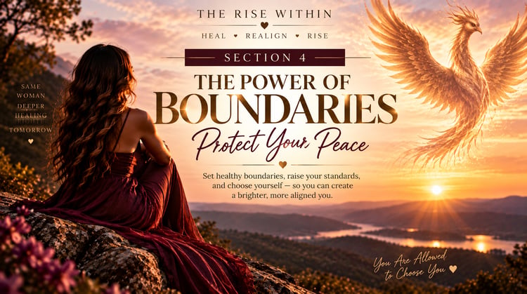 The Power of Boundaries personal growth course for women by Rise From the Ashes