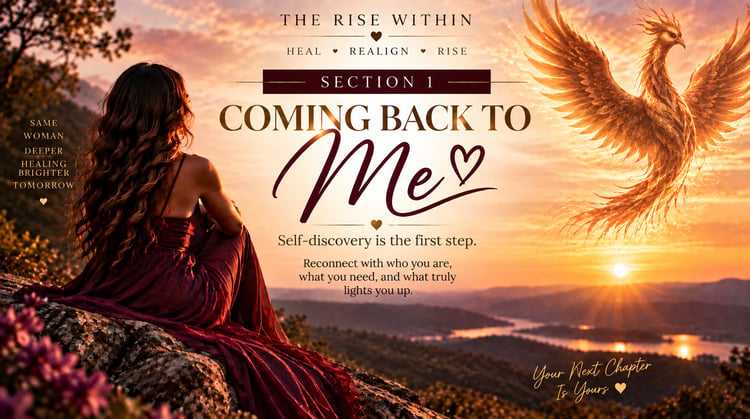 Coming Back to Me personal growth and self-discovery course for women by Rise From the Ashes