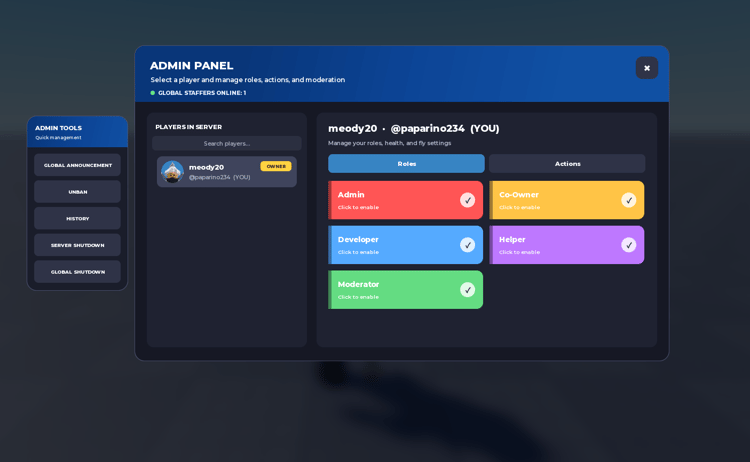 Player moderation system