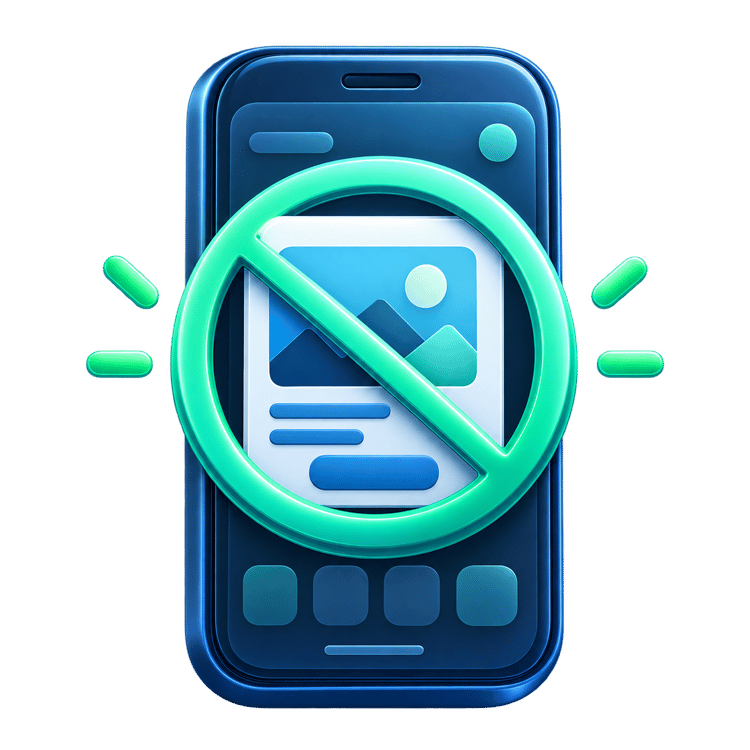 icon for No Ads. Siglivo