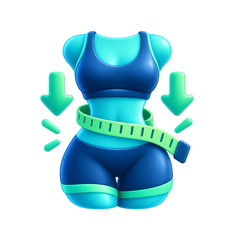 icon for fat loss. siglivo