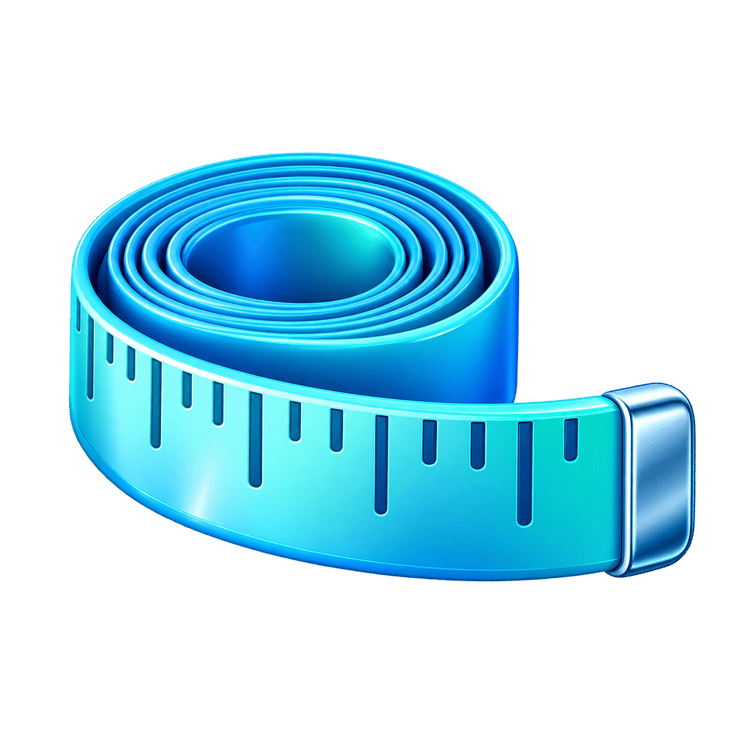 icon for measurement tape. siglivo