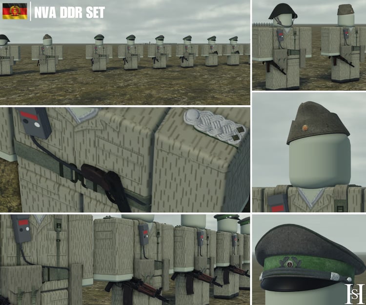 DDR Cold War infantry formation