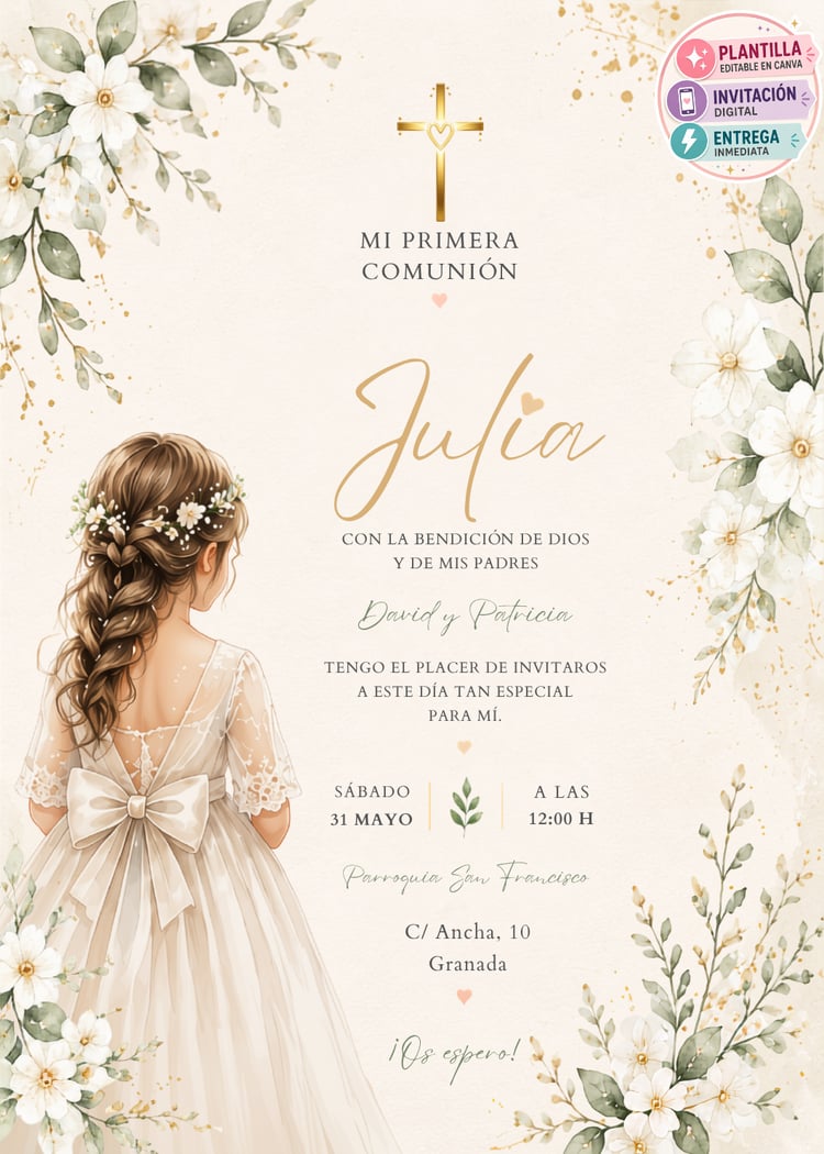 Invitación Primera Comunión
