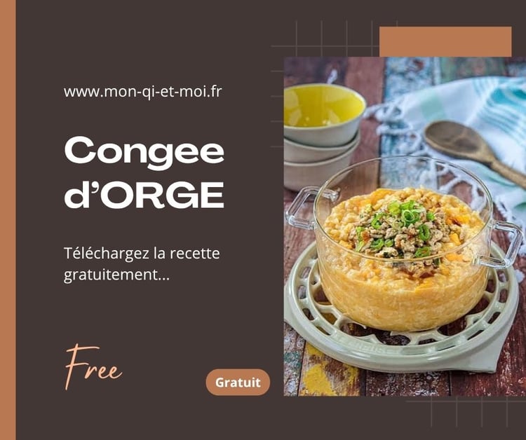 Congee d’Orge (Zhōu ou Gruau ou Porridge)