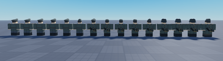 German military uniform variations