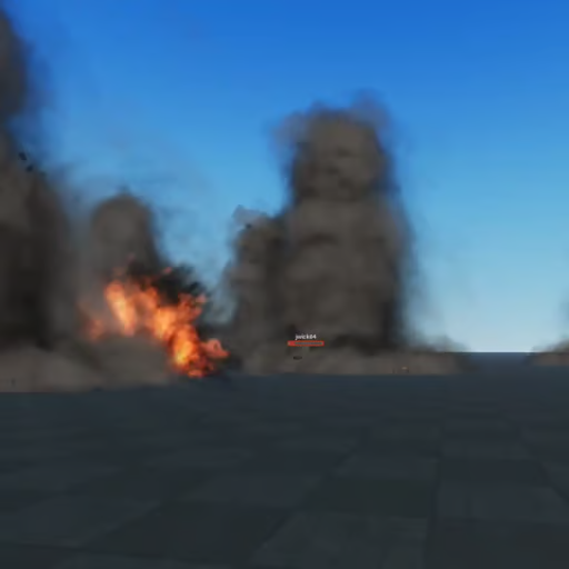 Roblox artillery support system with configurable strikes, gas effects, flipbook particles, damage settings, and no-crater zones.Roblox artillery support system