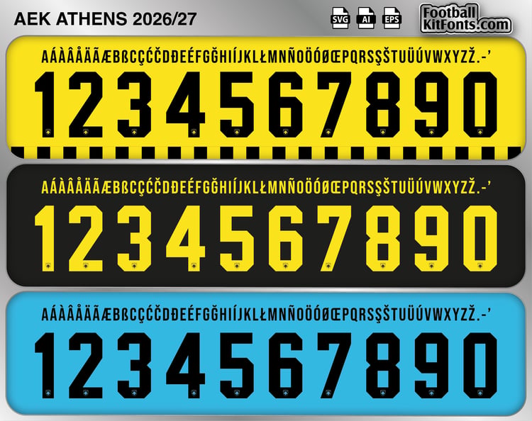 PSG 2026-27 Vector Font Home Ligue 1