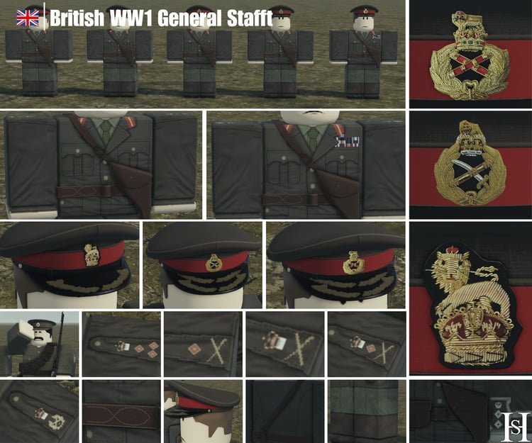 General staff uniforms