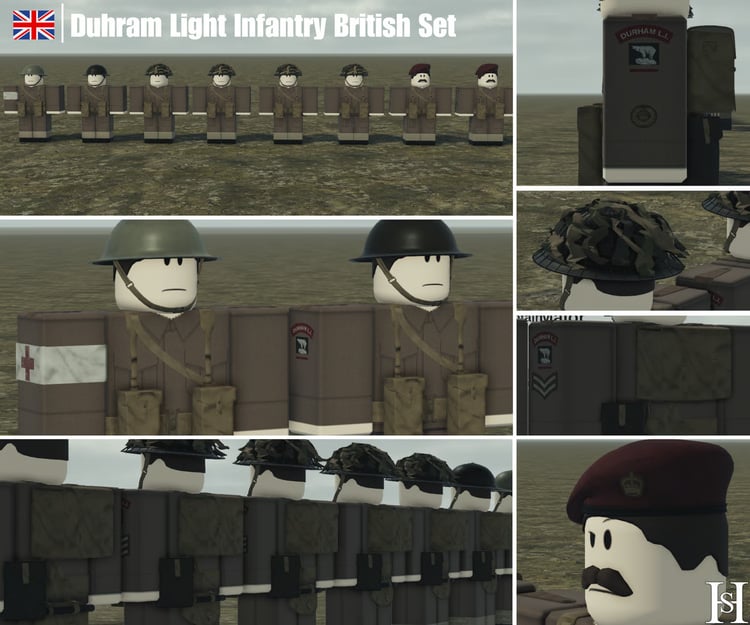 WW2 British infantry formation