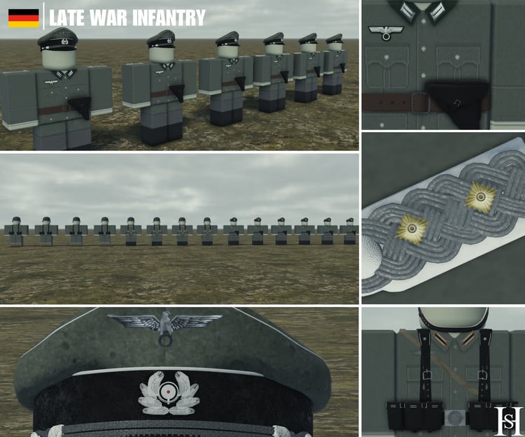 German late-war infantry formation
