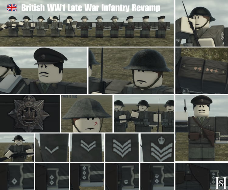 British late-war infantry formation