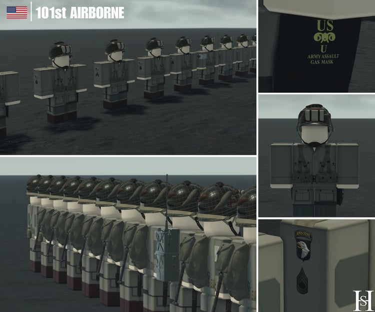 101st Airborne infantry formation