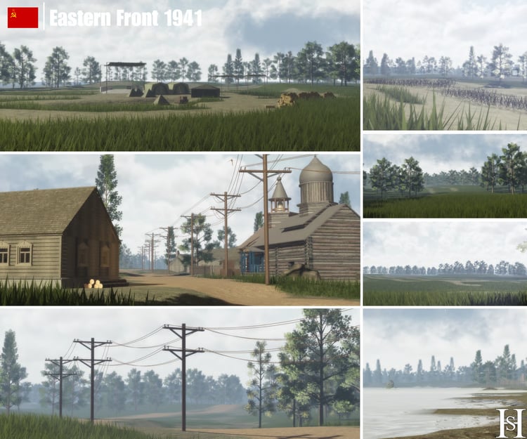WW2 military camp equipment